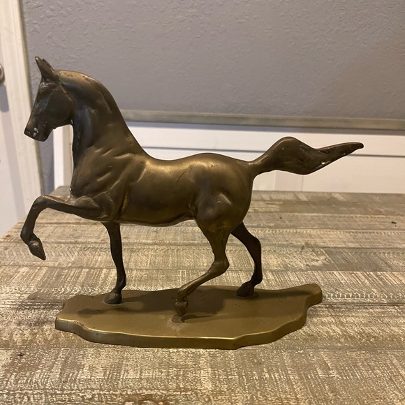 Accents Vintage Brass Horse Statue Stallion Figure Poshmark